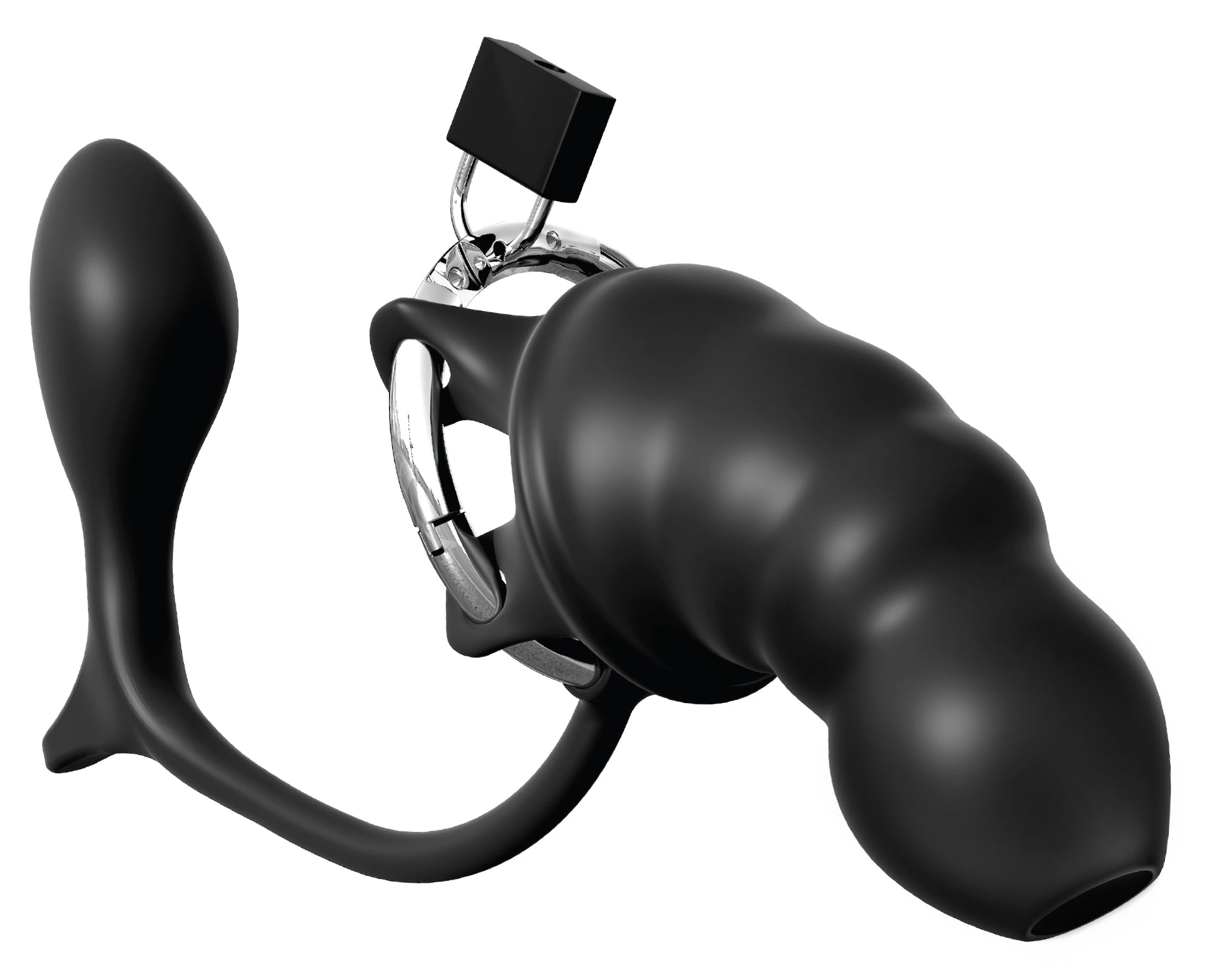 Cage de chasteté Plug Cock Blocker 12.5 x 4.5 cm