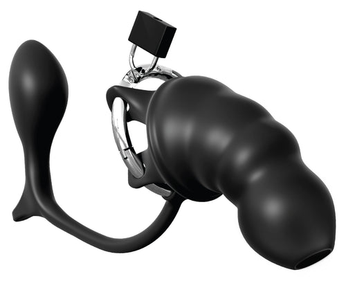 Cage de chasteté Plug Cock Blocker 12.5 x 4.5 cm