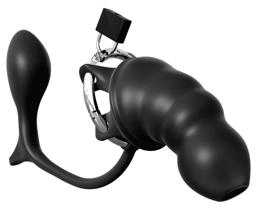 Cage de chasteté Plug Cock Blocker 12.5 x 4.5 cm