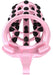 Cage de chasteté Point Up L Rose 10 x 4cm