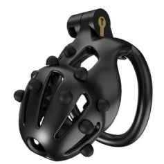 Cage de chasteté Point Up M Noire 8 x 3.7cm