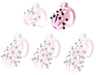 Cage de chasteté Point Up M Rose 8 x 3.7cm