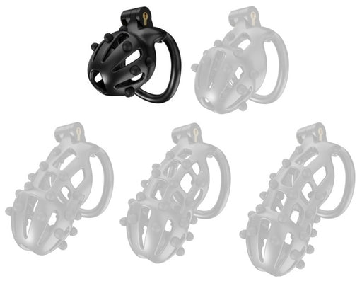 Cage de chasteté Point Up S Noire 6 x 3.5cm