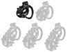 Cage de chasteté Point Up S Noire 6 x 3.5cm
