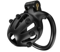 Cage de chasteté Point Up S Noire 6 x 3.5cm