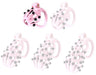 Cage de chasteté Point Up S Rose 6 x 3.5 cm