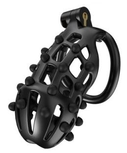 Cage de chasteté Point Up XL Noire 11 x 4cm