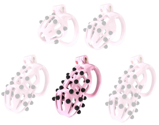Cage de chasteté Point Up XL Rose 11 x 4cm