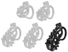 Cage de chasteté Point Up XXL Noire 12 x 4cm