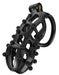 Cage de chasteté Point Up XXL Noire 12 x 4cm