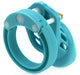 Cage de chasteté Silicone 7 x 3.3 cm Bleu