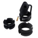 Cage de chasteté silicone Birdlocked 11 x 3.2cm Noire