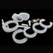 Cage de chasteté Silicone Bran 9 x 3cm Blanche