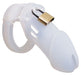 Cage de chasteté Silicone Bran 9 x 3cm Blanche