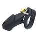 Cage de chasteté Silicone Bran 9 x 3cm Noire