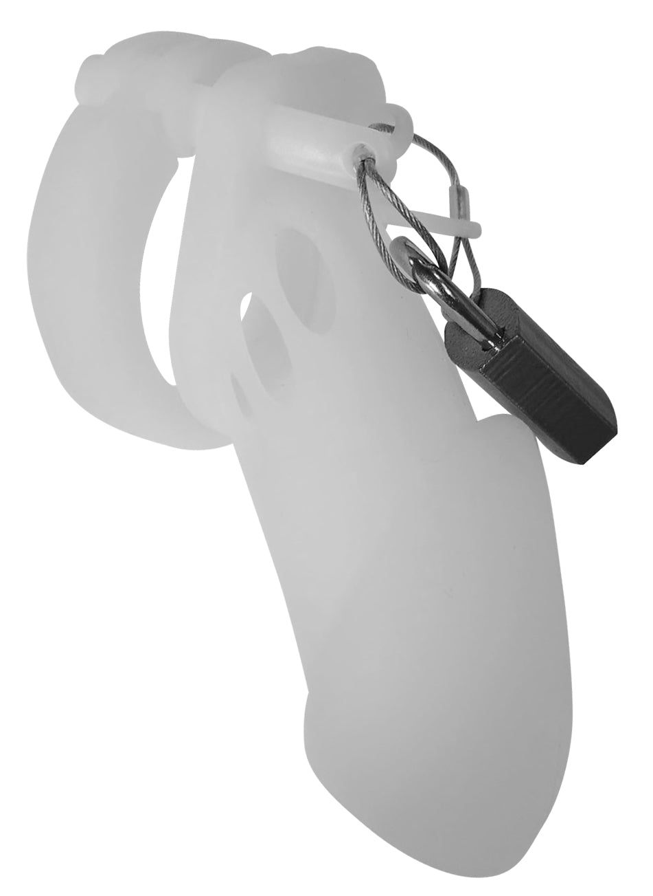 Cage de chasteté Silicone Bran 9 x 3cm Violette