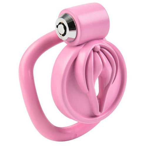 Cage de Chasteté Sissy Clit 2.5 x 3.8cm Rose