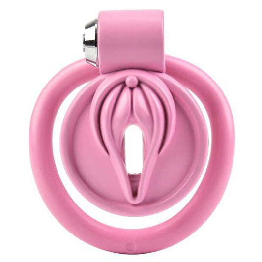 Cage de Chasteté Sissy Clit 2.5 x 3.8cm Rose