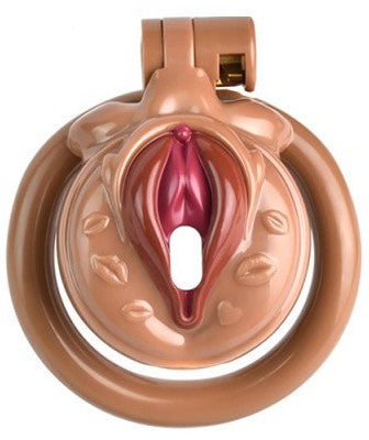 Cage de Chasteté Sissy Kiss 3.5 x 3.8cm Marron