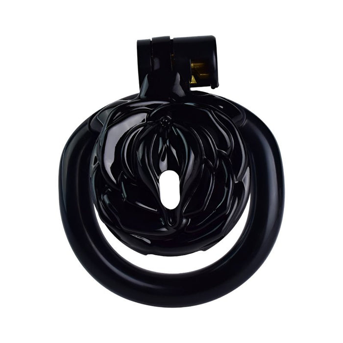Cage de Chasteté Sissy Rose 3.5 x 3.5 cm Noire