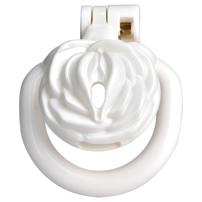 Cage de Chasteté Sissy Rose 3.5 x 3.5cm Blanche
