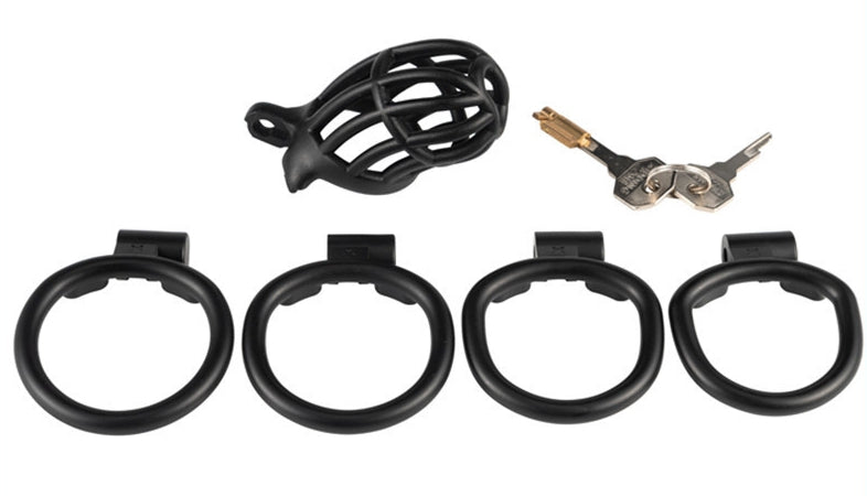 Cage de chasteté Slutypig 8 x 3.3cm Noire