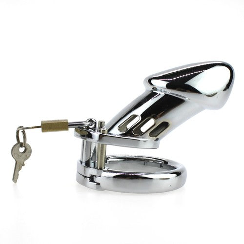 Cage de chasteté STEEL PADLOCK 12 x 3.5cm