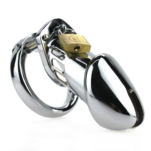 Cage de chasteté STEEL PADLOCK 12 x 3.5cm