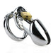 Cage de chasteté STEEL PADLOCK 12 x 3.5cm