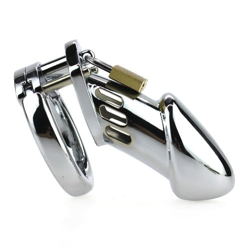 Cage de chasteté STEEL PADLOCK 12 x 3.5cm