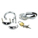 Cage de chasteté STEEL PADLOCK 12 x 3.5cm