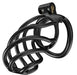 Cage de chasteté TORTILLE L 9.5 x 3.4 cm Noire