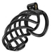 Cage de chasteté Tortille XL 11 x 3.4 cm Noire
