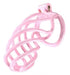 Cage de chasteté Tortille XXL 12.5 x 3.4 cm Rose