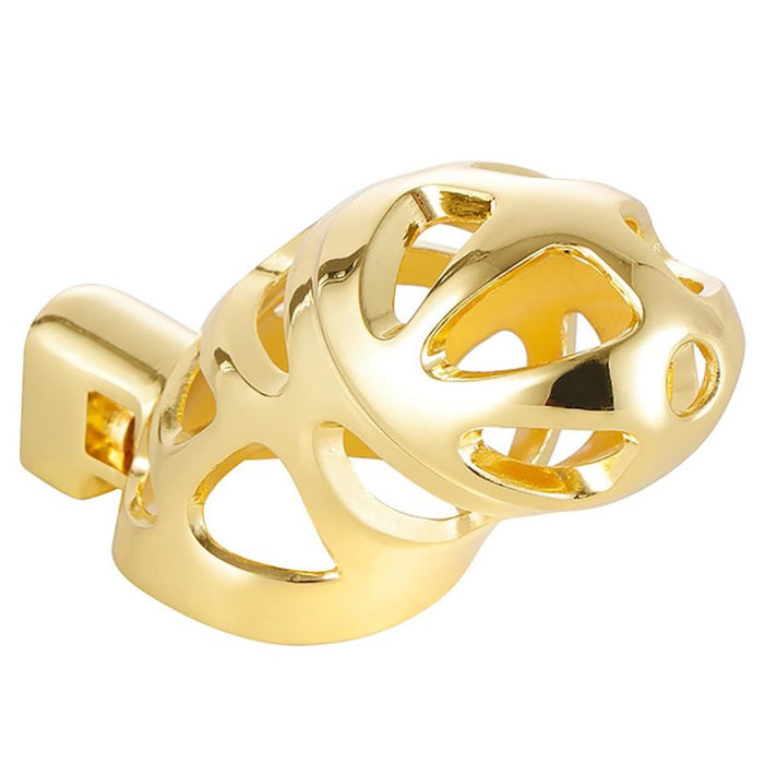 Cage de chasteté Very Lock 10.5 x 3.5 cm Dorée