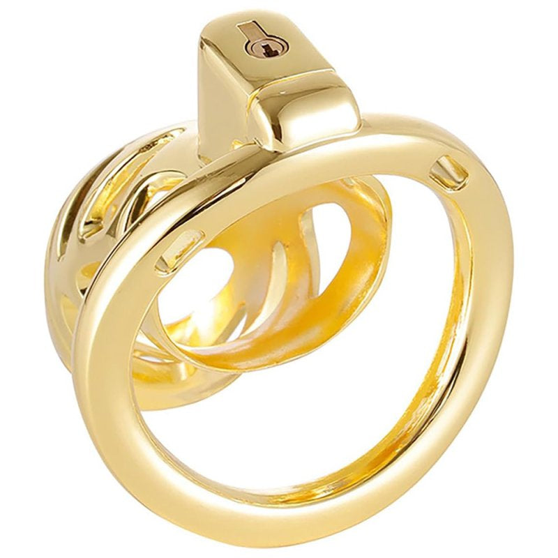 Cage de chasteté Very Lock 10.5 x 3.5 cm Dorée