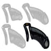 Cage de chasteté Worle XL 12 x 3.7 cm Noire