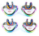 Cage en métal RAINBOW 5.5 x 3.3cm