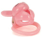 Cage Lapin 4.5 x 3 cm Rose