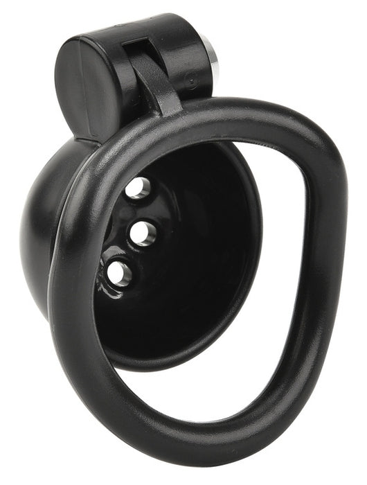 Cage Round Lock 4 x 3.5 cm Noire