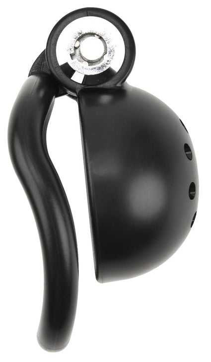 Cage Round Lock 4 x 3.5 cm Noire