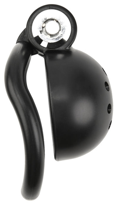 Cage Round Lock 4 x 3.5 cm Noire