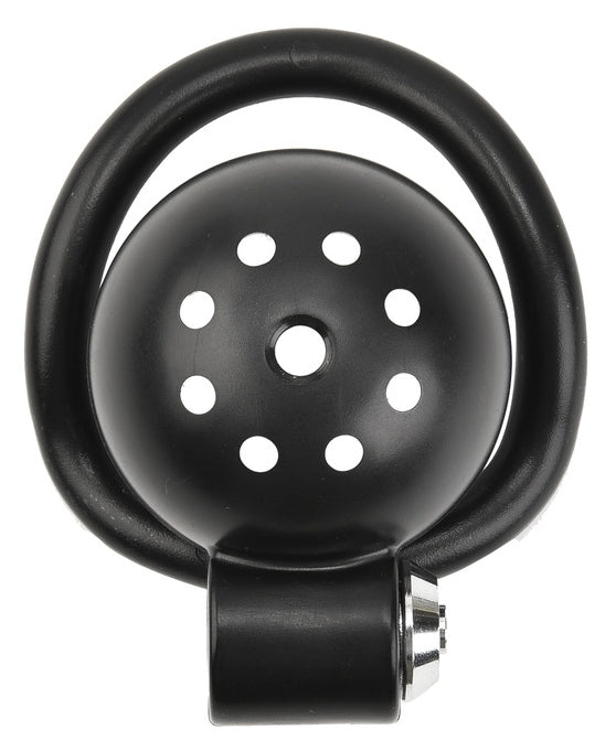 Cage Round Lock 4 x 3.5 cm Noire
