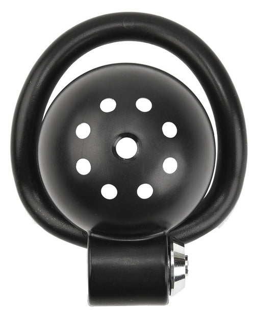 Cage Round Lock 4 x 3.5 cm Noire