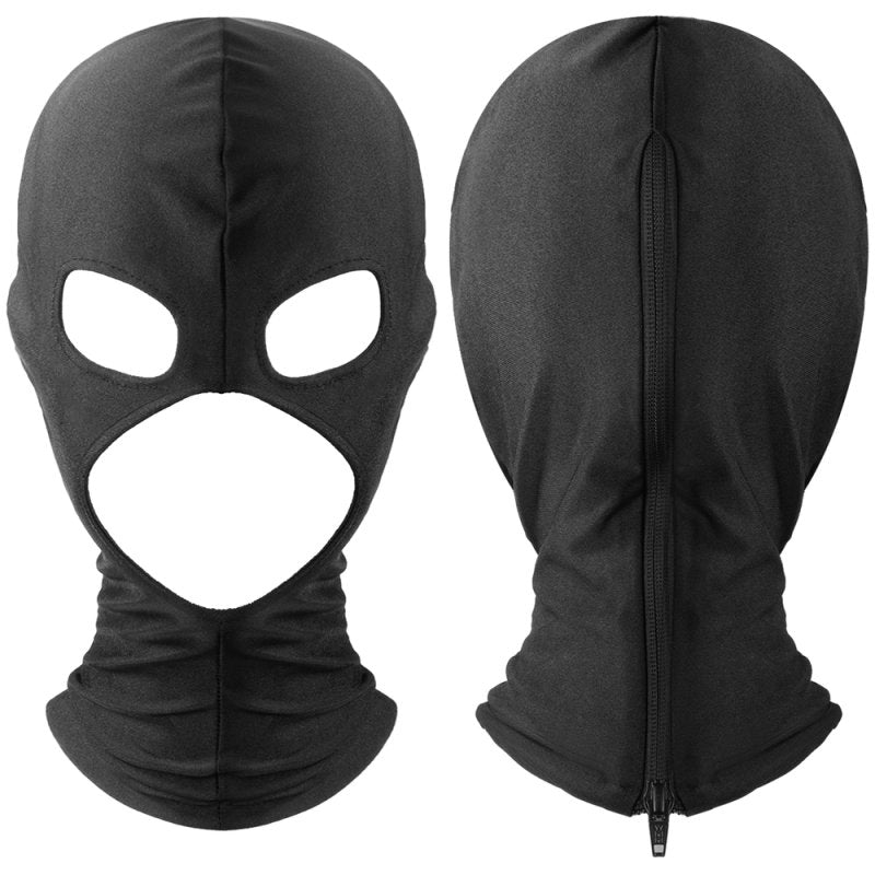 Cagoule avec zip Open n3 Noire