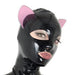 Cagoule Cat Fetish Noir-Rose