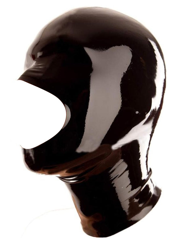 Cagoule en latex Openose Noire