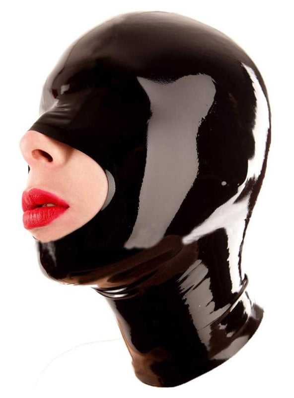 Cagoule en latex Openose Noire
