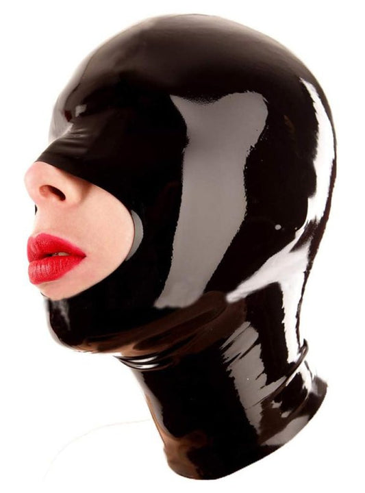 Cagoule en latex Openose Noire