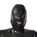 Cagoule en latex Xrub avec Zip Noire